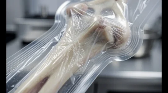 Sacs rétractables épais pour viande avec os, protection contre les percements