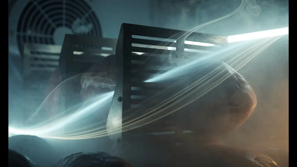 Système de ventilation douce avec chicanes dans cave de maturation